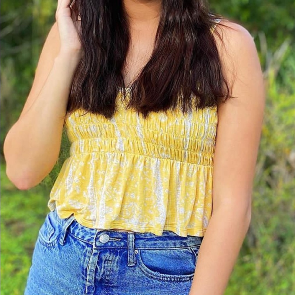 Yellow tank top